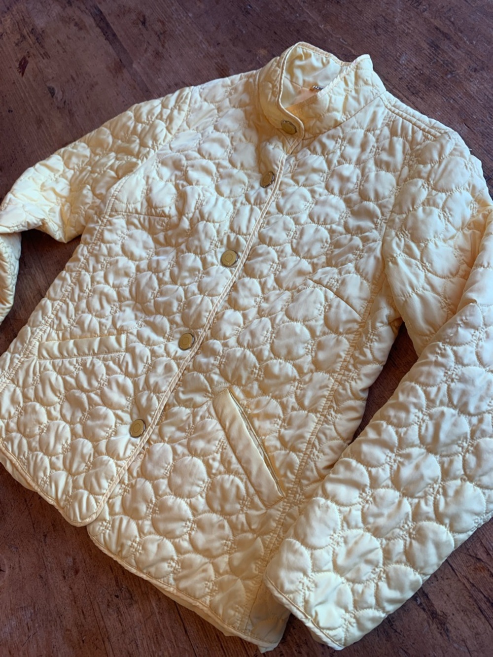 Charter Club Sunny Yellow Quilted Blazer - Picture 9 of 16